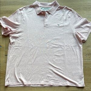 Vineyard Vines Pink Polo Shirt Soft Cotton Casual